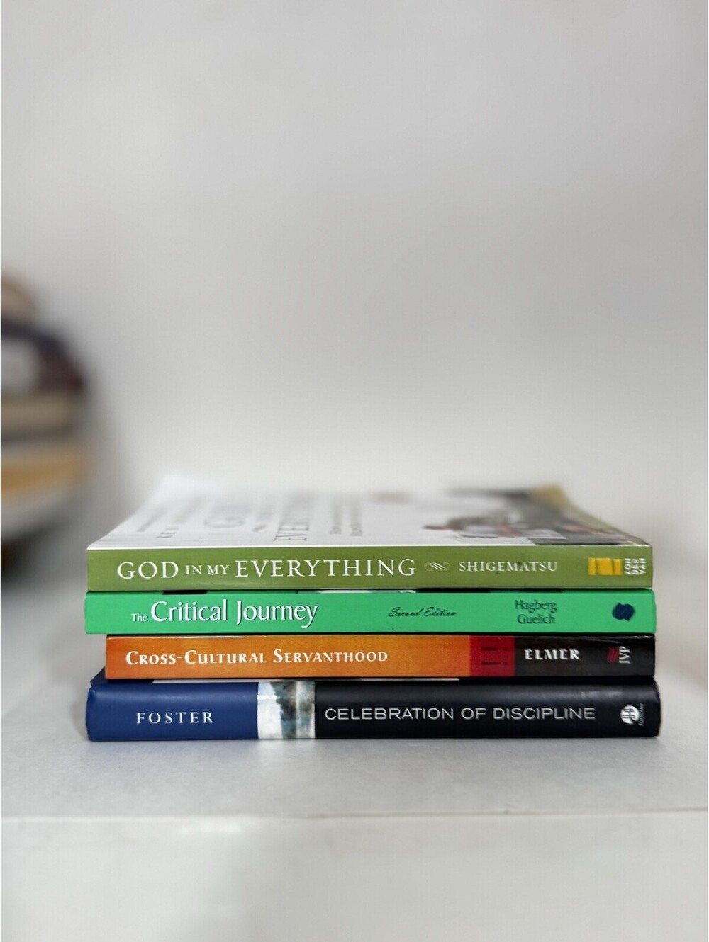 📚 Spiritual Growth Book Bundle – Foster, Shigematsu, Hagberg, Elmer lot of 4 UB